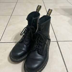 Dr. Martens Black Leather Boots